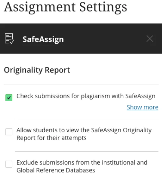 safeassign dashboard